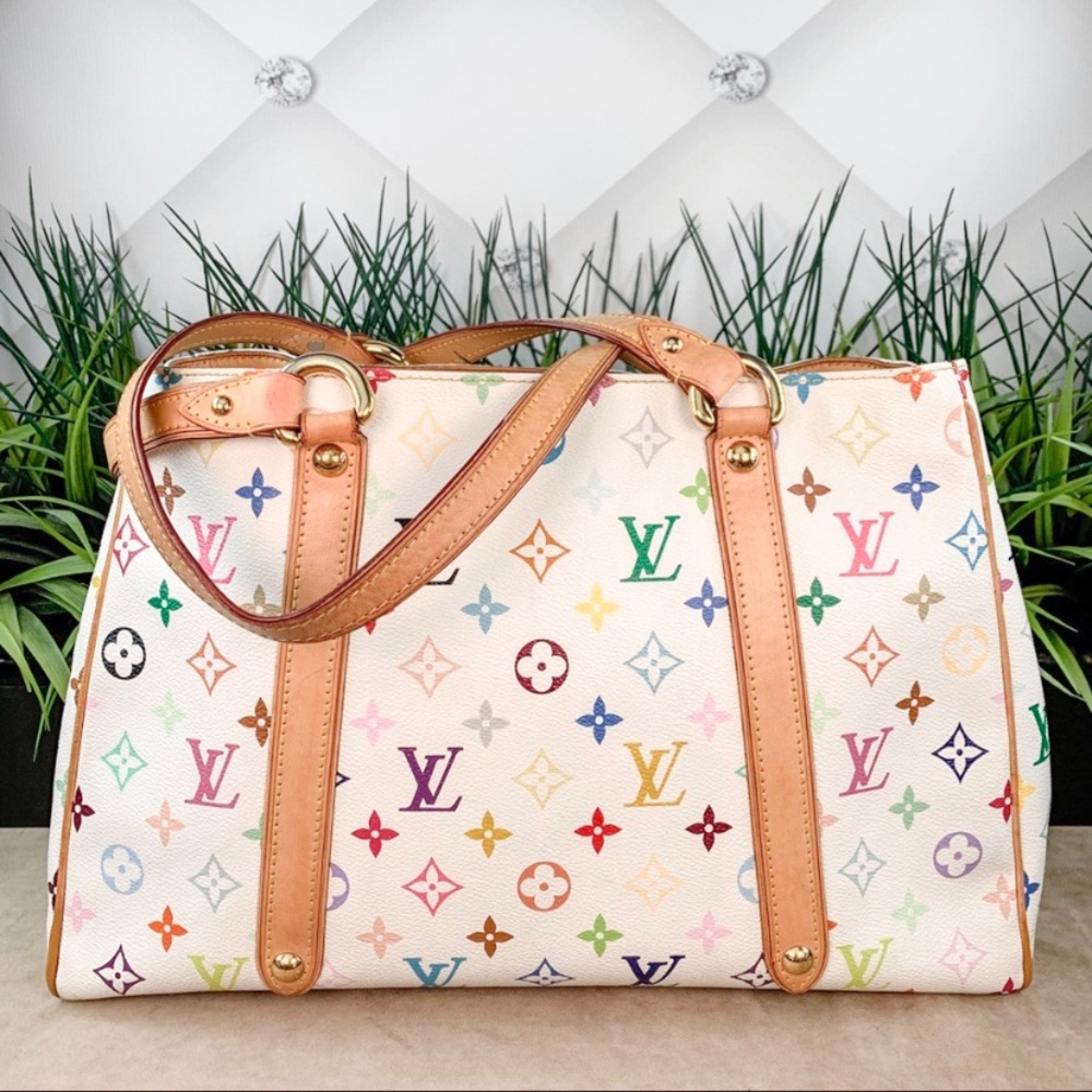 SOLD Louis Vuitton Aurelia MM White Monogram - Picture 4 of 14